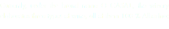Currently, under the brand name O CASAL, the winery elaborates three types of wine, all of them 100 % Albariño:
